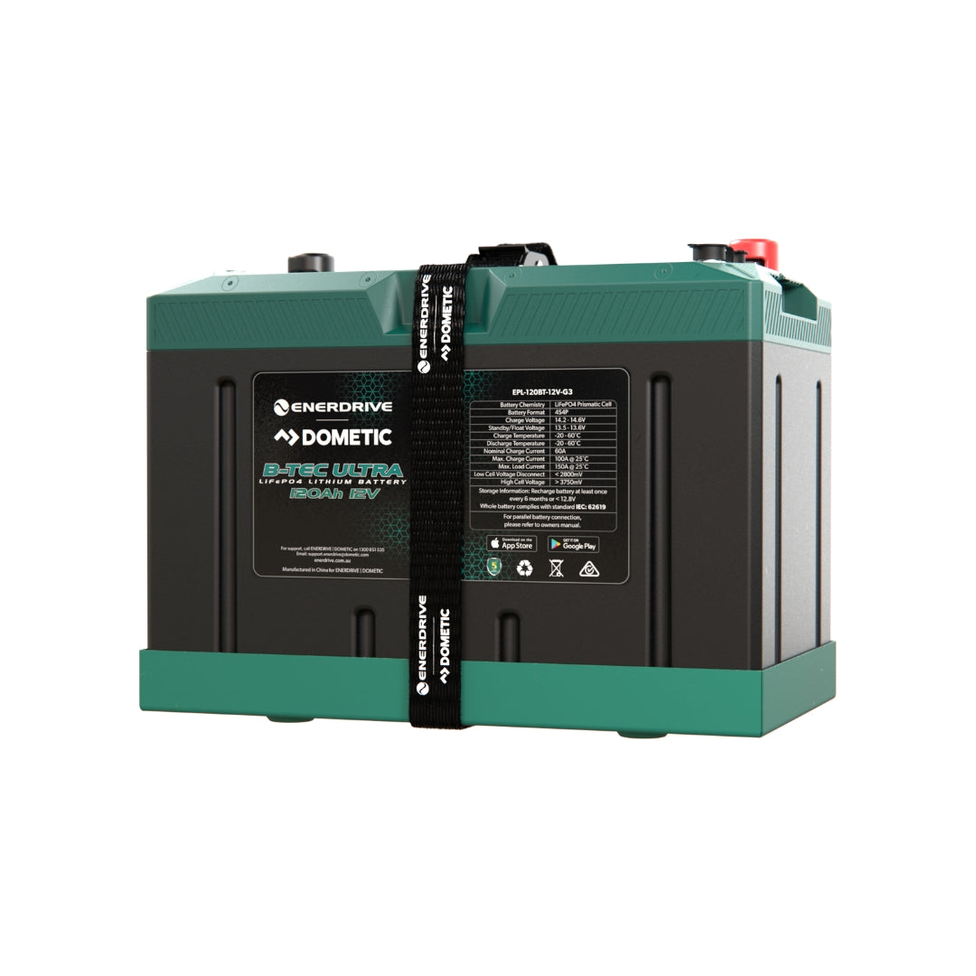 B-TEC ULTRA 12V 120Ah Lithium Battery IP67 Waterproof