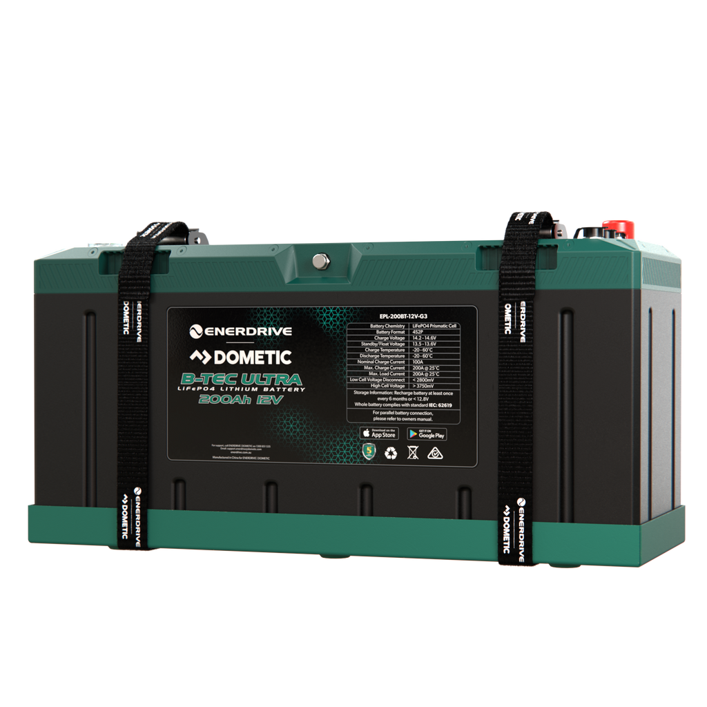 B-TEC ULTRA 12V 200Ah Lithium Battery IP67 Waterproof