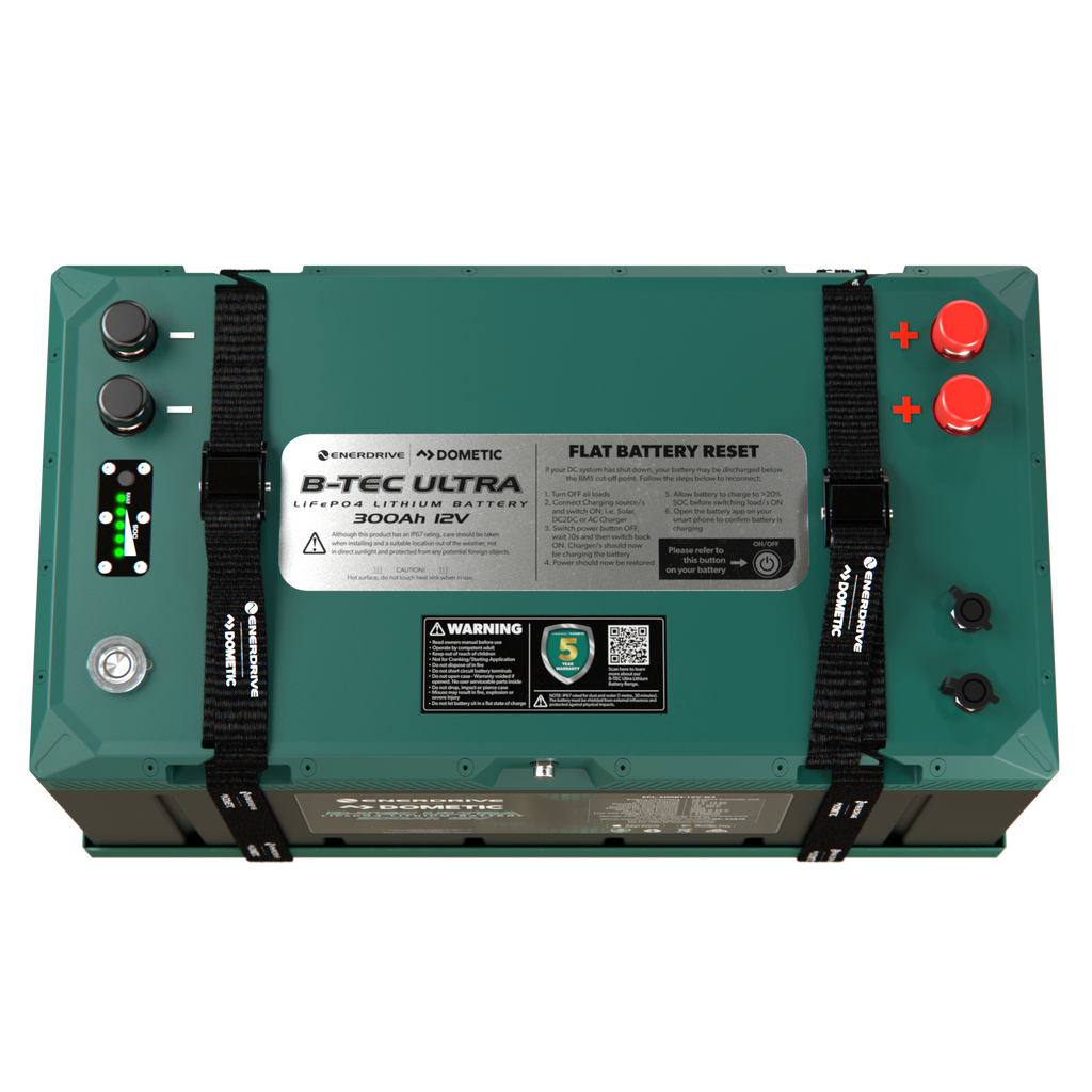B-TEC ULTRA 12V 300Ah Lithium Battery IP67 Waterproof
