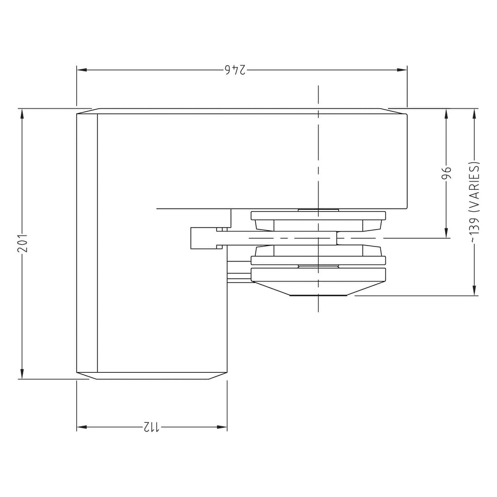 Marine Muir Windlass Easyweigh Horizontal H900