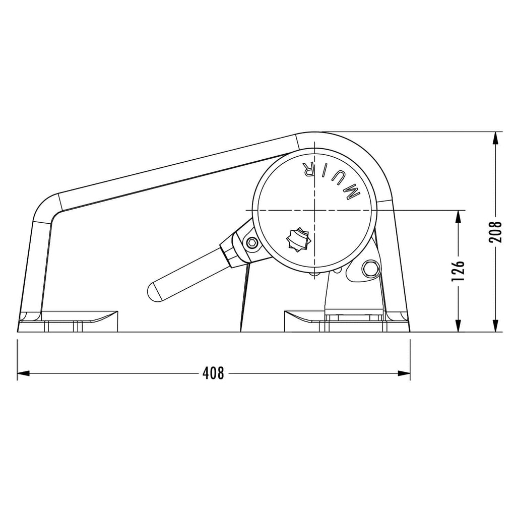 Marine Horizontal Windlass - Muir Compact HR1200