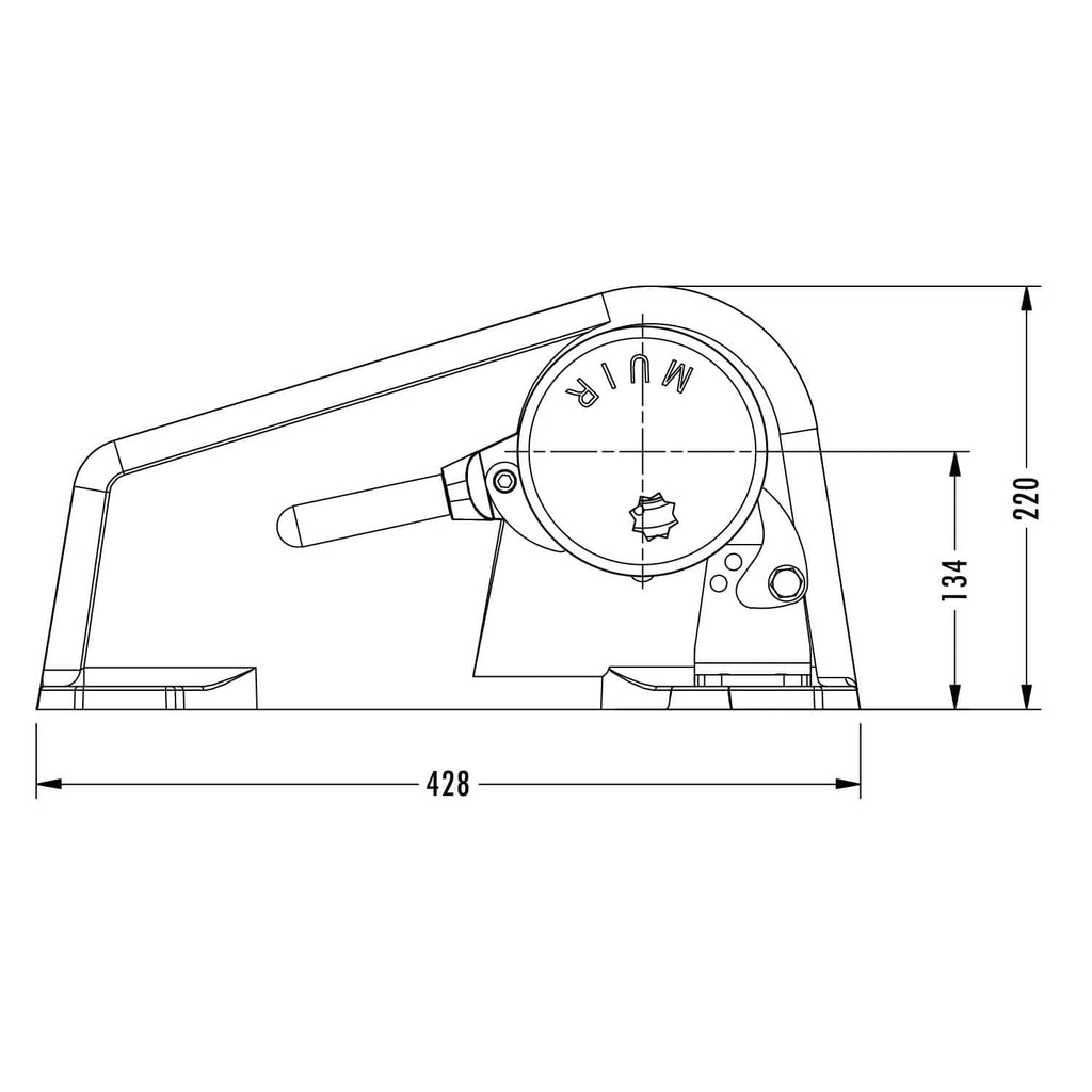 Marine Horizontal Windlass - Muir Compact HR2500